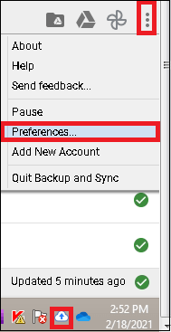 Backup & Sync app
