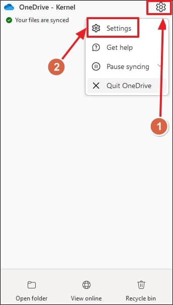 Go to the OneDrive for Business application 
