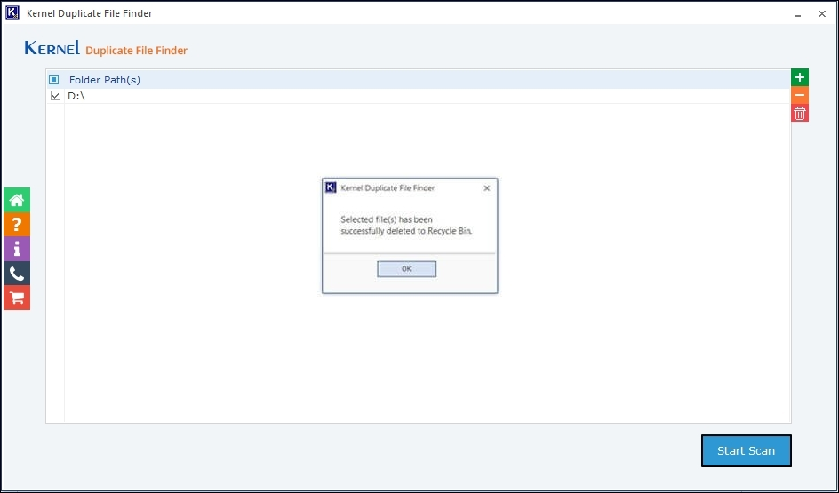 The duplicate file will be merged