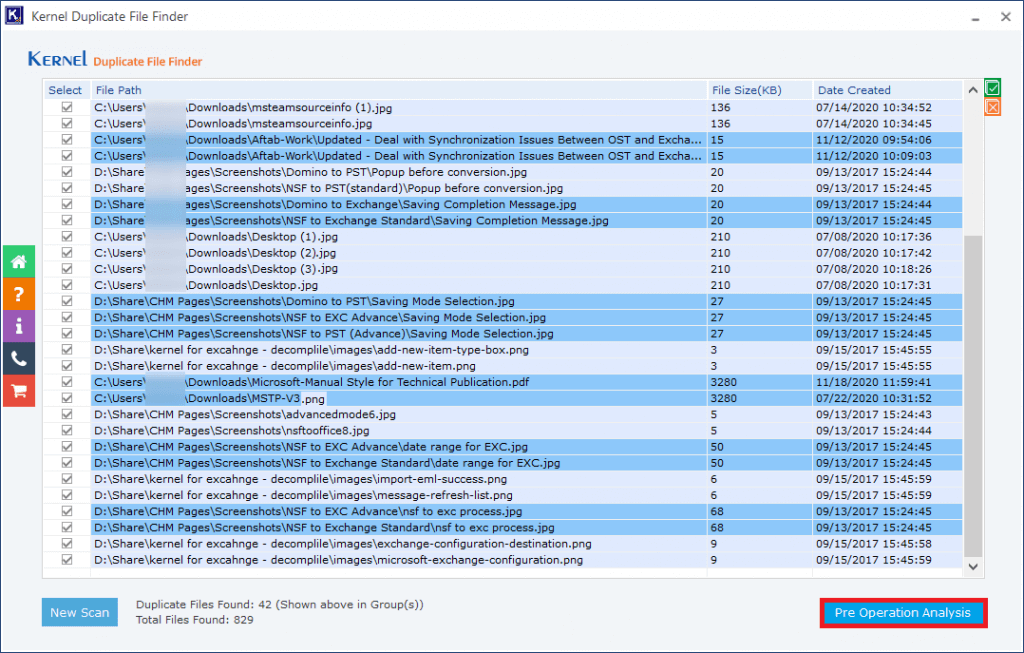 Find duplicate files across multiple folders and drives?