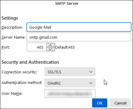 server name and port number