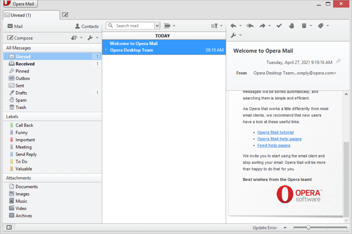 Opera Mail
