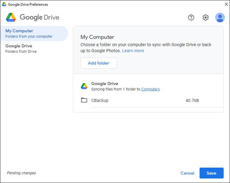 backup your photos between Google Photos and the hard drive