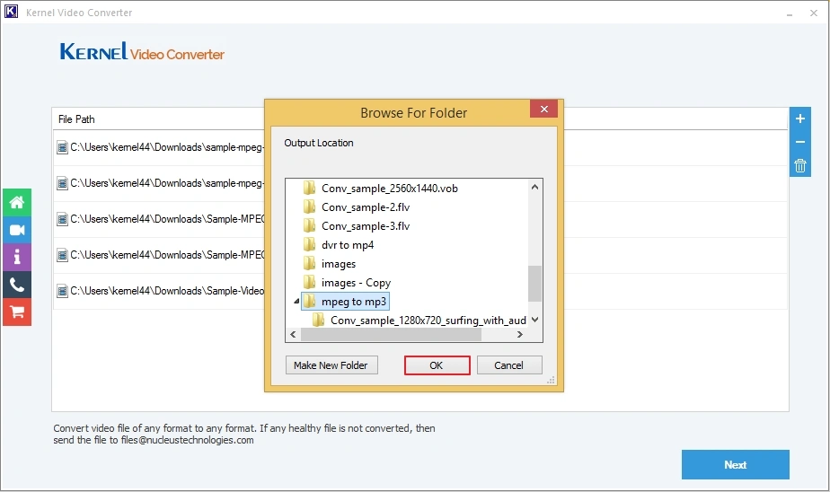 add saving folder