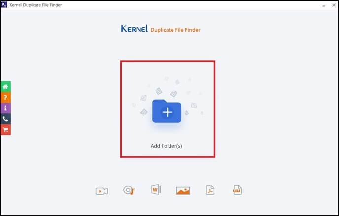 click on the plus sign to add the folder