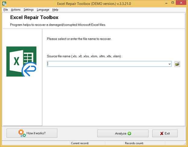 Excel Repair Toolbox