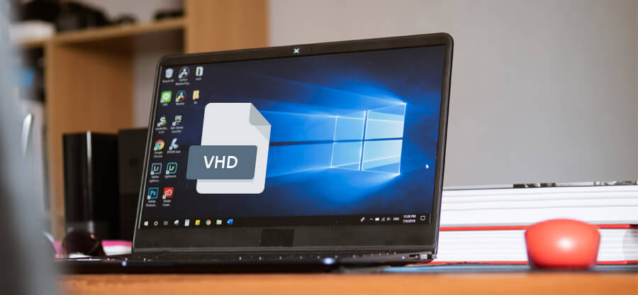 How to open corrupt VHD files on windows 10?