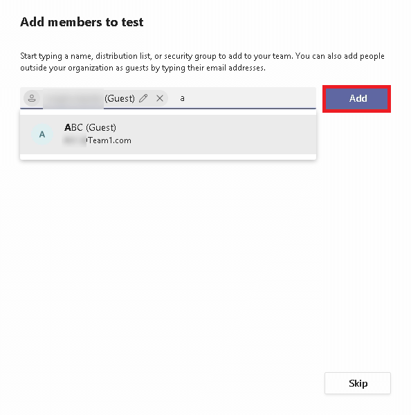 provide name distribution list email address add to your team