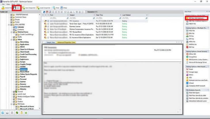 make a backup of the offline .ost files