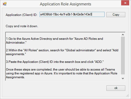 Register the app in the azure active directory