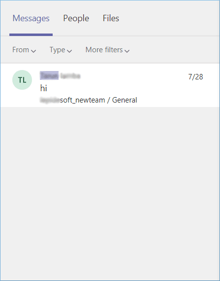 It will search for the messages and find them
