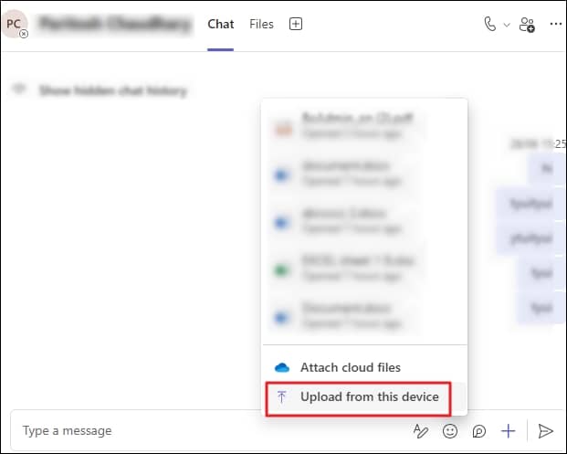 You can either upload files from local system