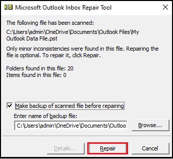 Repair file