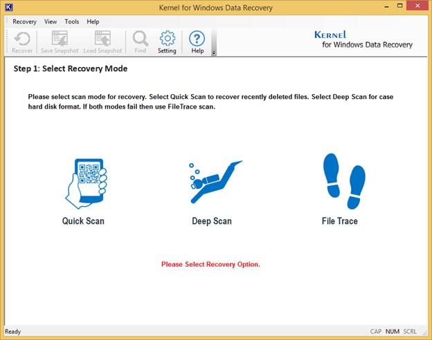 choose the right recover mode