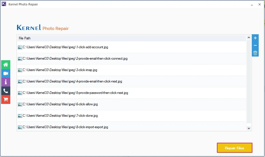 repair files