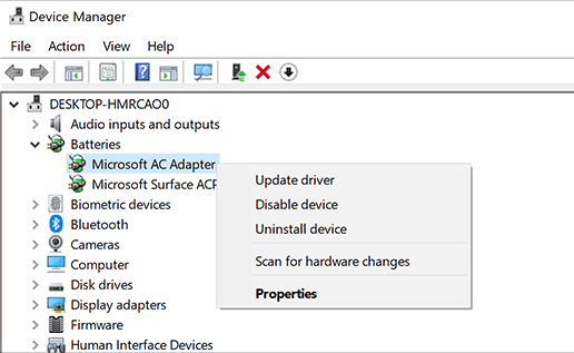 Update driver