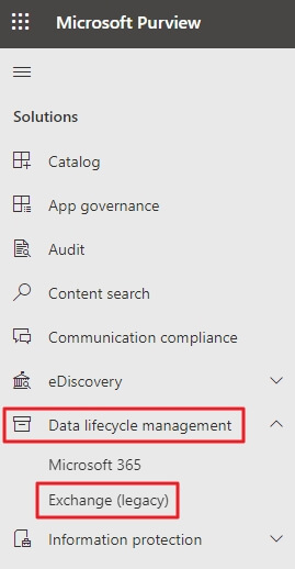 Expand the Data lifecycle management