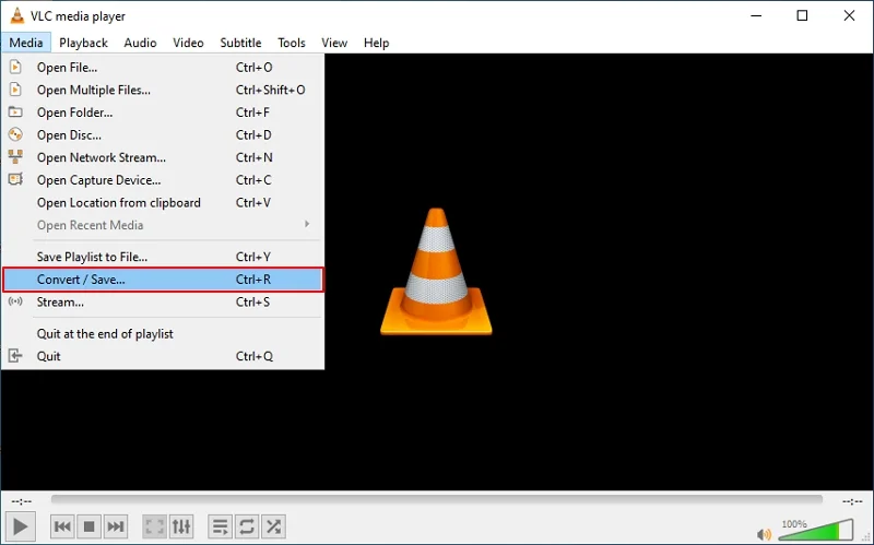 Open VLC go to media and convert and save