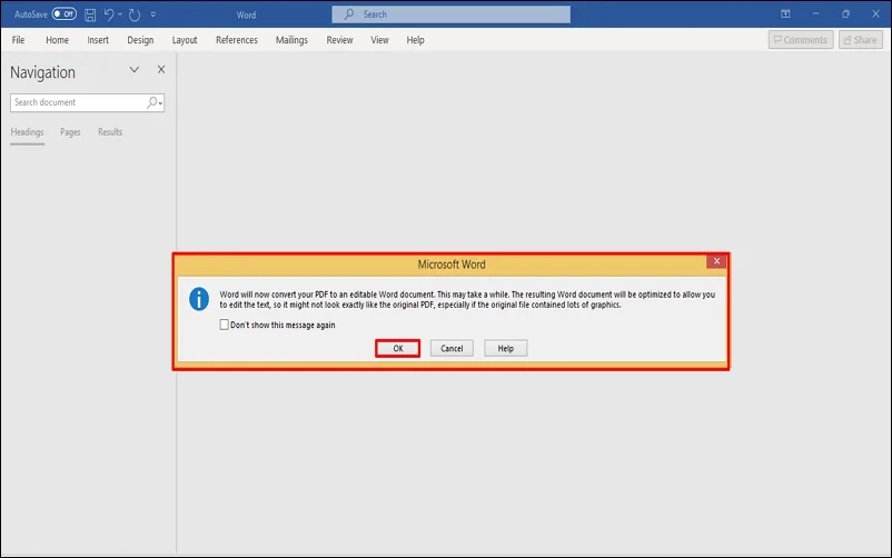 convert pdf to word document