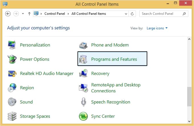 Control Panel