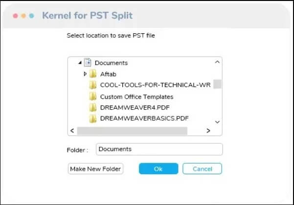 PST Split tool