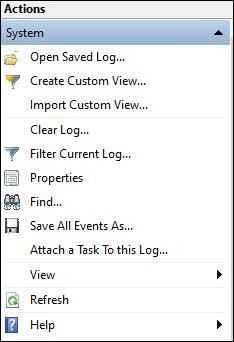 Filter Current Log