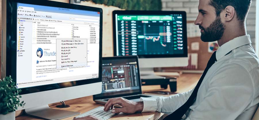 How to solve cannot delete messages in Thunderbird issue?