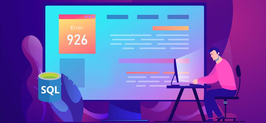 Methods to resolve SQL server error 926