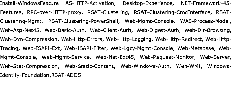 run the commands from the PowerShell on a single line