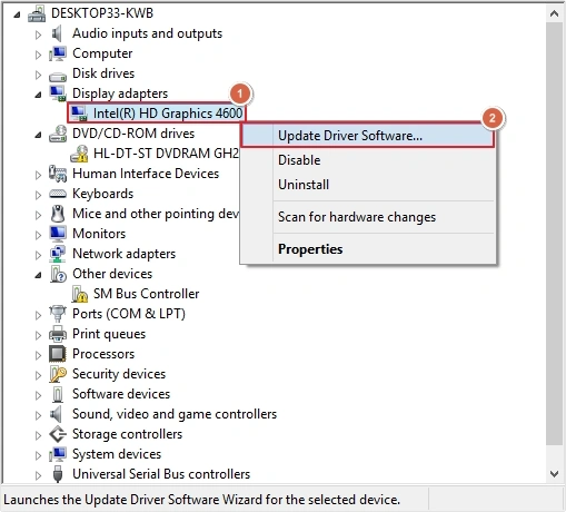 update driver software