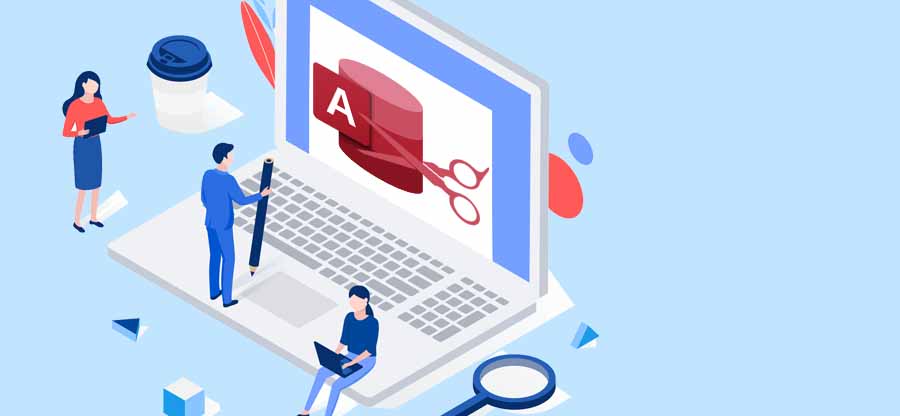 How to split Microsoft Access database?