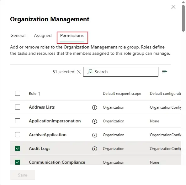 Access Permissions in Organizational Management