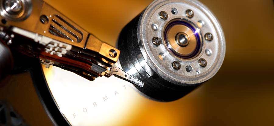 Is disk formatting an effective way to permanently erase data?