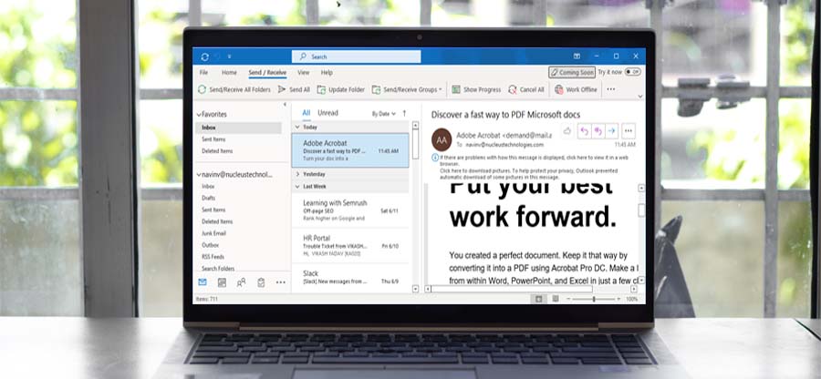 Fix MS Outlook disconnected error on Windows 11