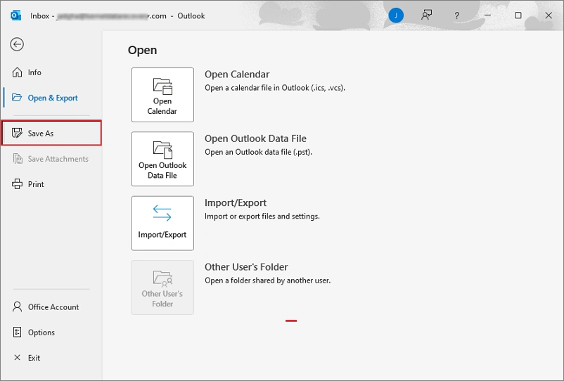 Download Office 365 Email to Desktop Using Outlook Save As Feature