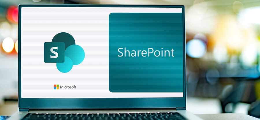 Microsoft SharePoint content management system for enterprise