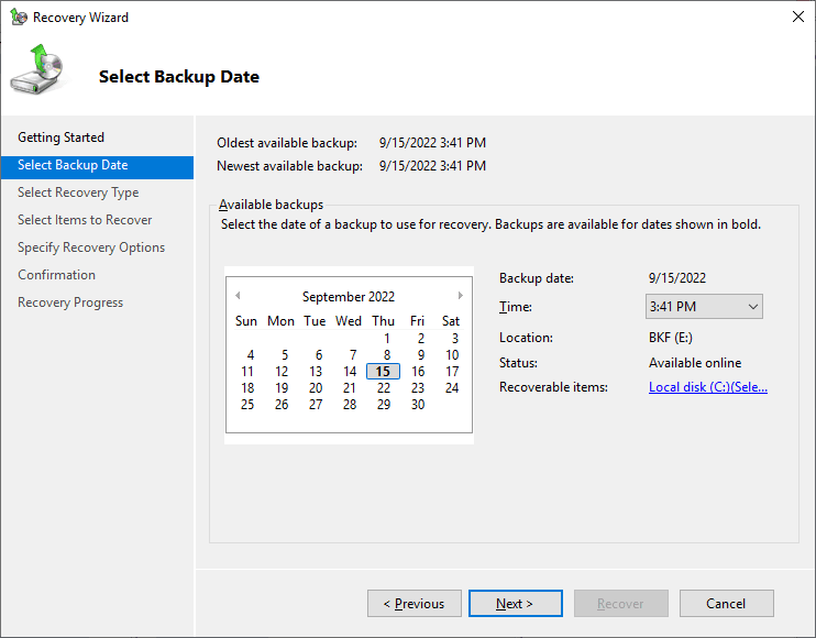 Select the Date and Time