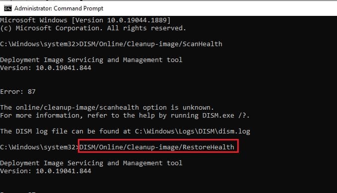 type DISM/Online/Cleanup-image/RestoreHealth