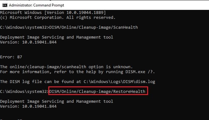 type DISM/Online/Cleanup-image/RestoreHealth