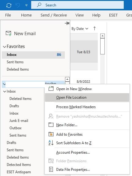 Open File Location