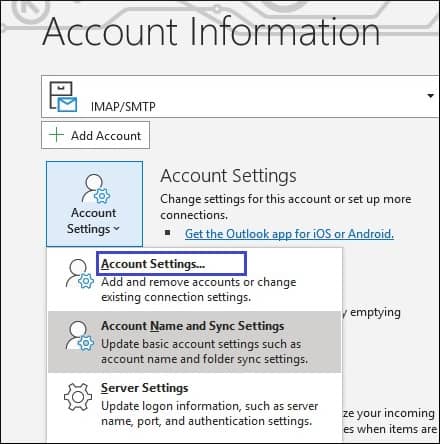 Account Settings