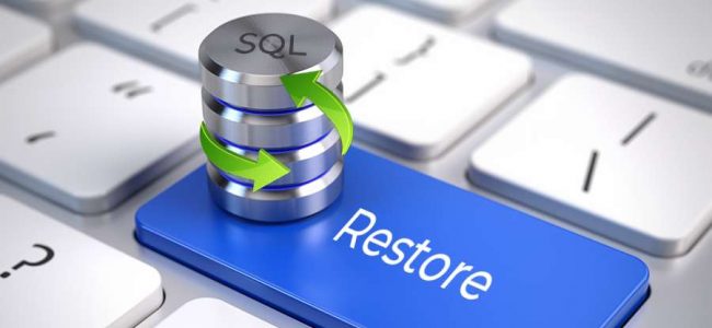 restore database backup in sql server