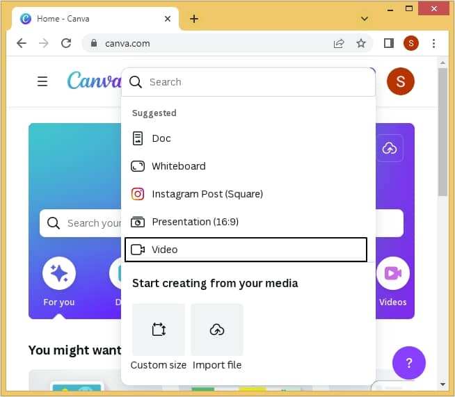 select Video
