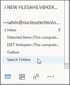 select Search folders