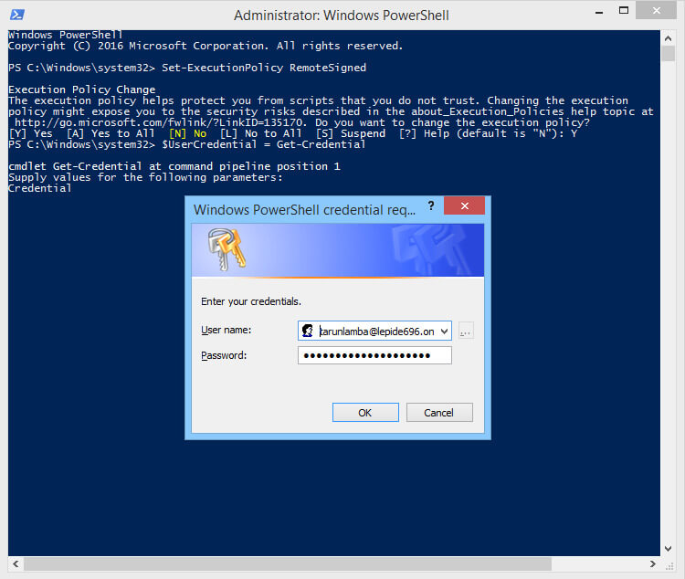 a login wizard will open in which you must enter the email address and password of the account