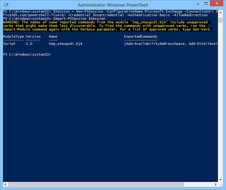 script is run successfully