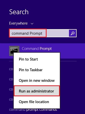 Run as administrator