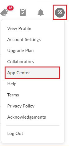 select App Center