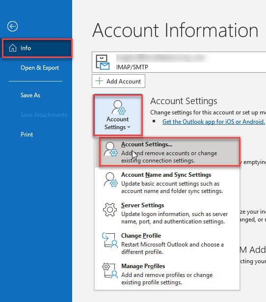 outlook cannot connect to Microsoft Exchange server through ERX