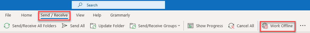 tab located at the menu bar